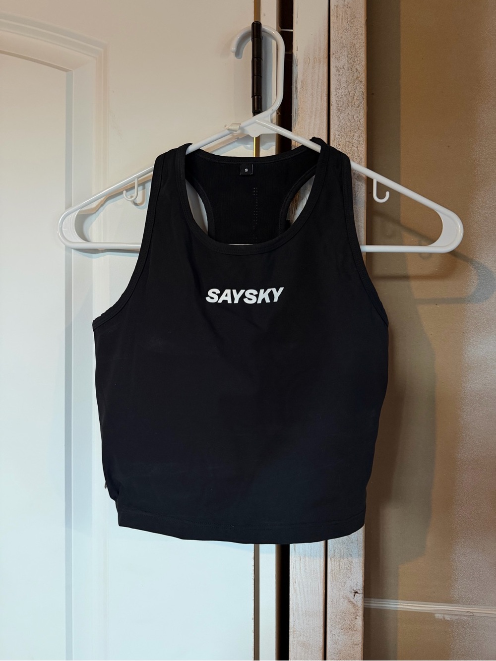 SAYSKY Flow Race Crop - Small Black